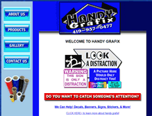 Tablet Screenshot of handygrafix.com